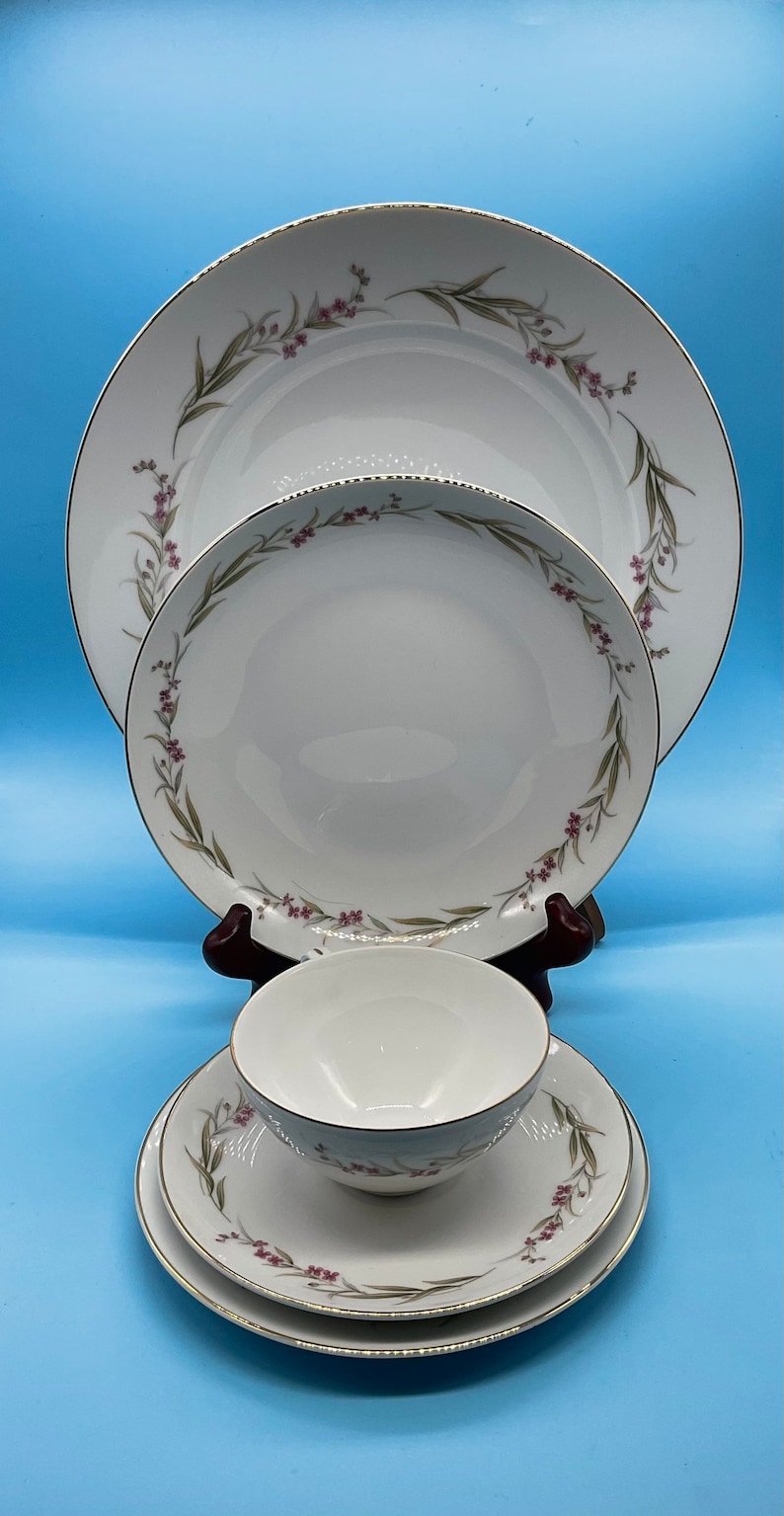Vintage Prestige Fine China Japan MS 4 Piece Place Setting Etsy