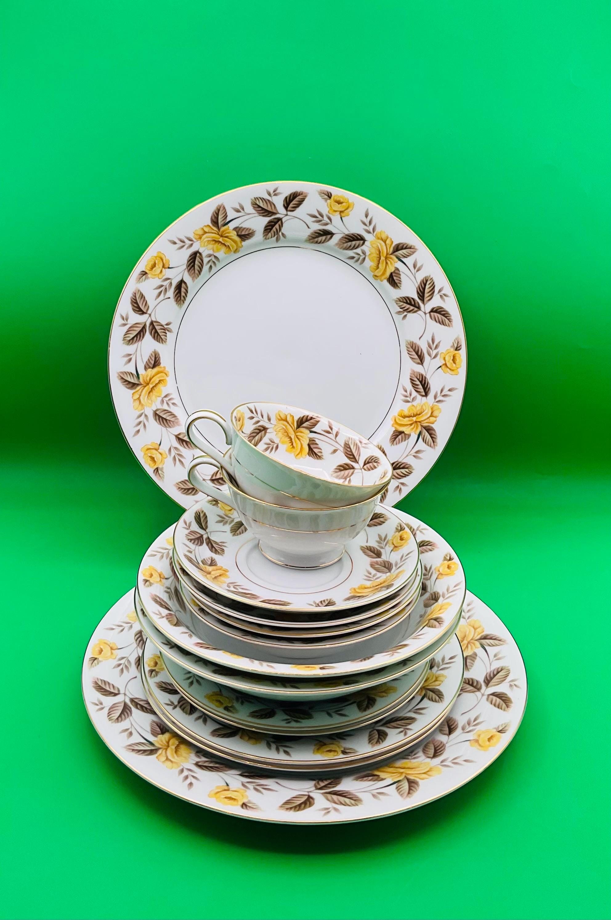 Vintage Noritake 5315 Encino Made in Japan 7 Piece Place Setting