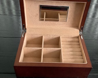Finished Hardwood Jewelry Box Velvet Lined Memento Box CafePress Colonel Tile Insignia Box Keepsake Box 