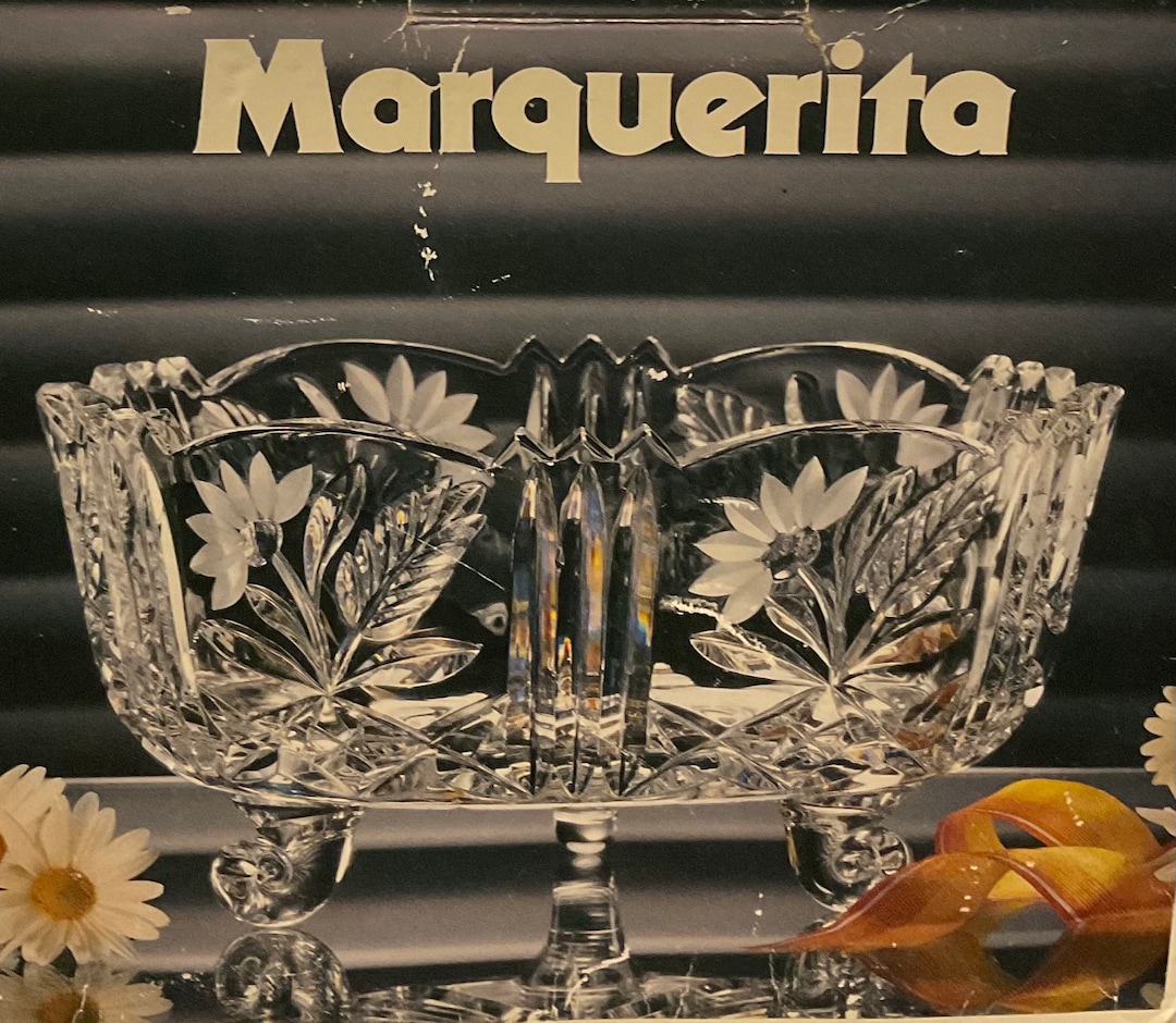 Vintage Anna Hutte Bleikristall Marquerita Real Lead Over 24