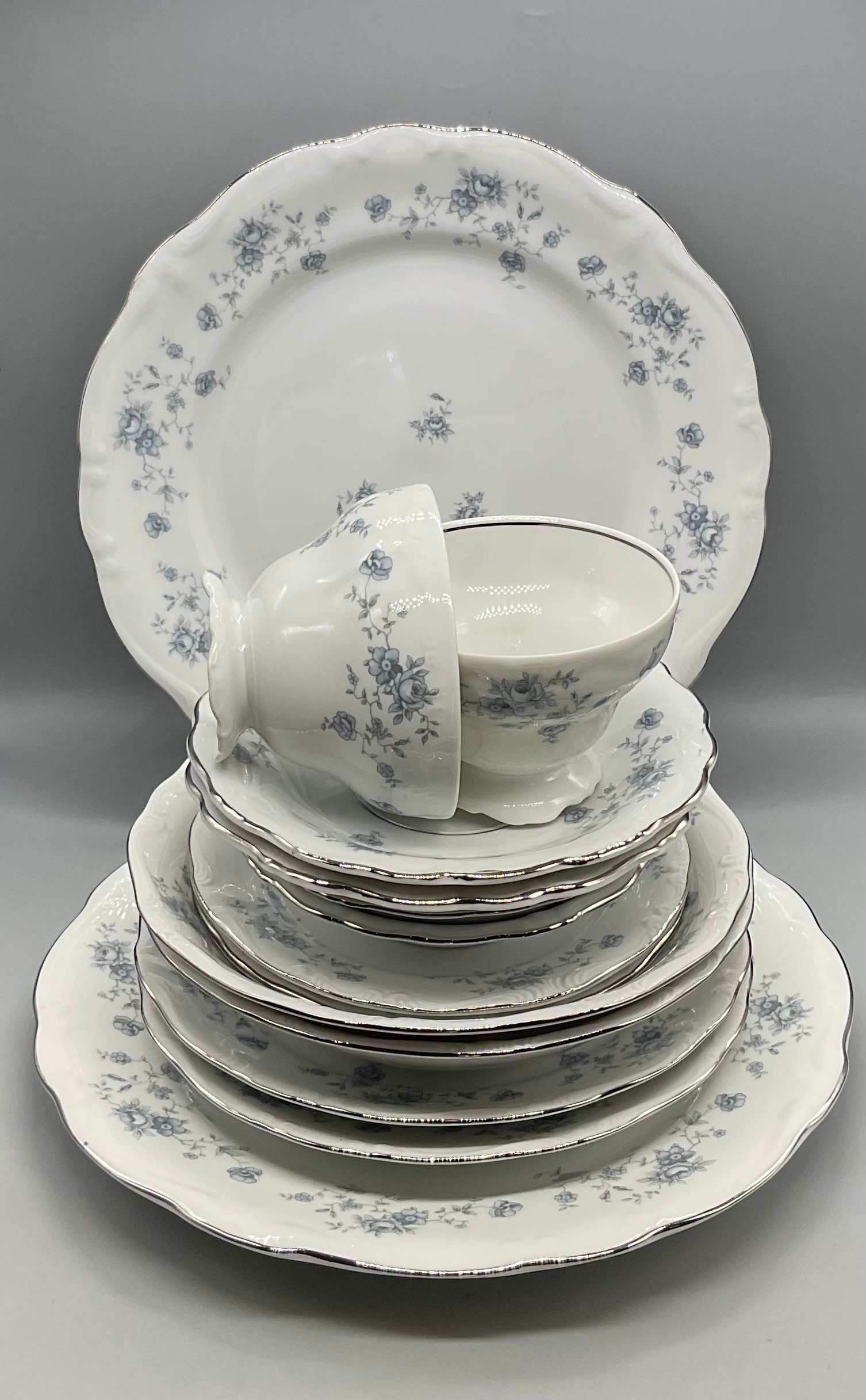 102) Pcs Johann Haviland Bavaria Dinnerware in United States 