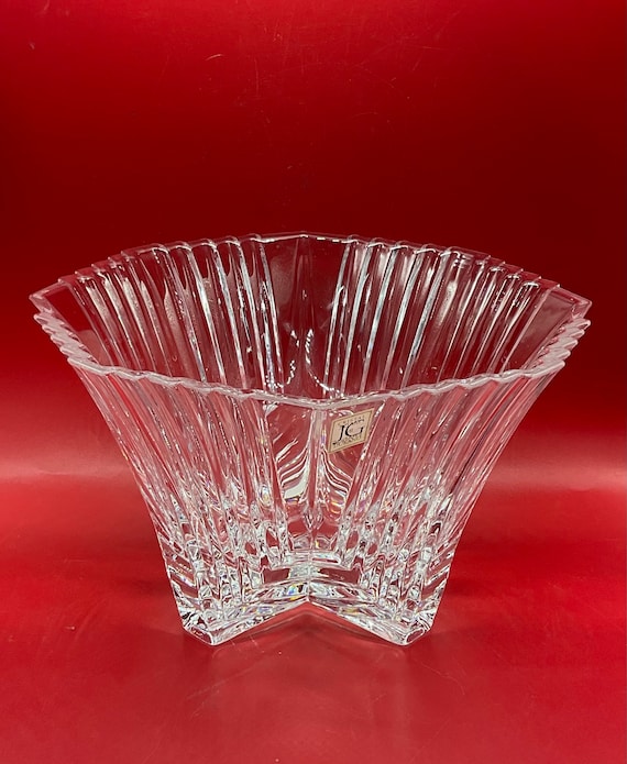 Vintage Cristal JG Durand Made in France Heavy Crystal Manhattan Bowl
