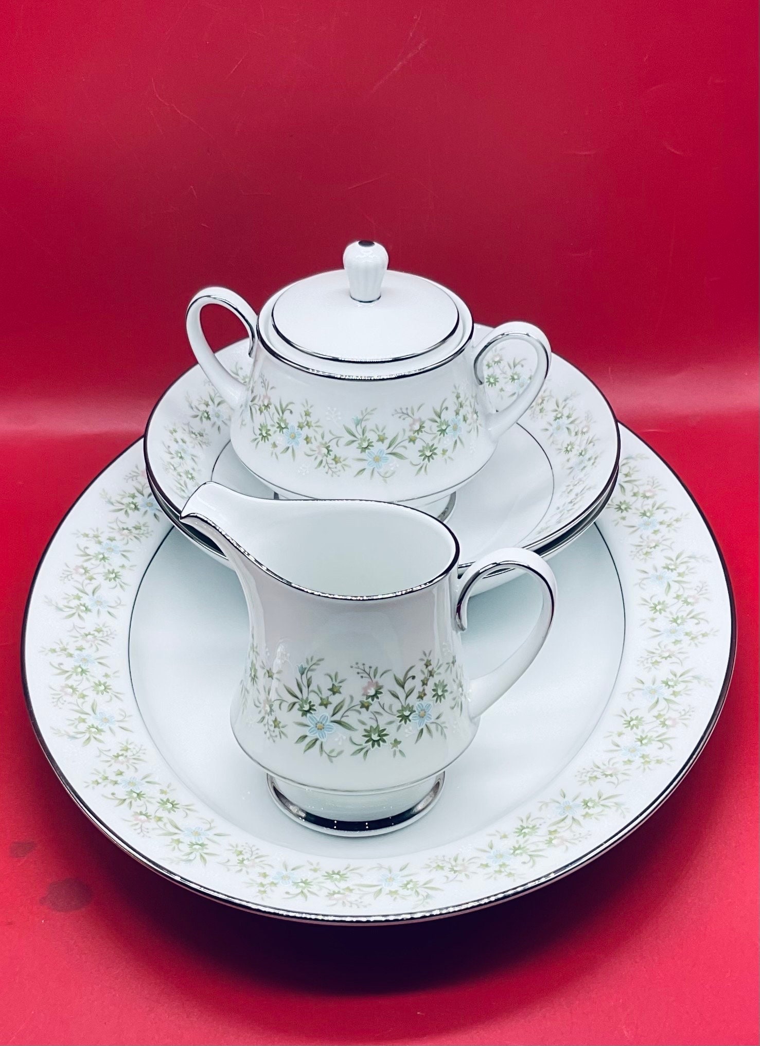 Vintage Noritake,,savannah,,2031 Japan Fine Porcelain 5 Pieces,1