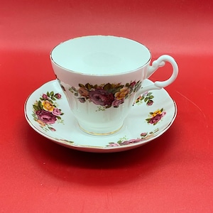 Royal Stuart Fine Bone China Made in England Teacup and Saucer