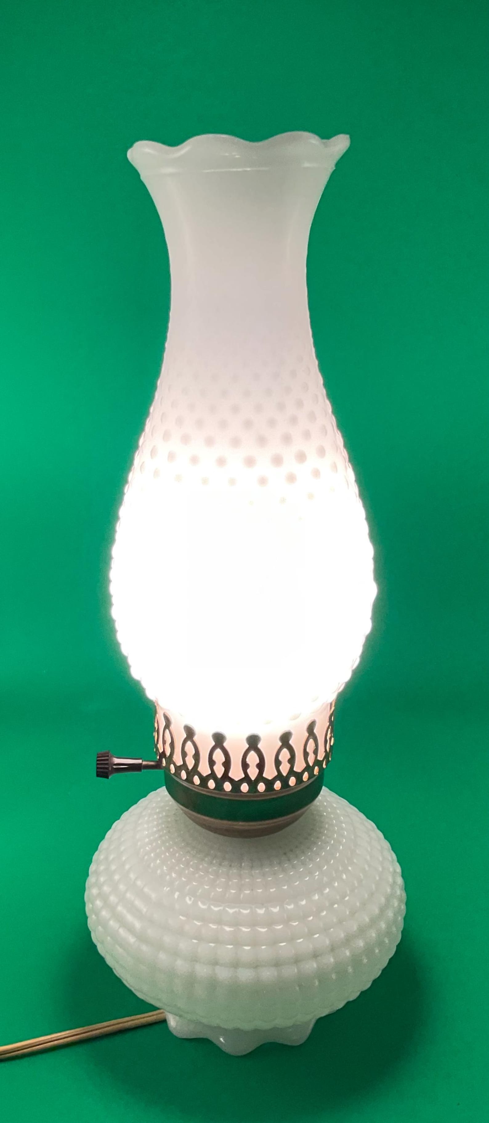 Milk Glass Electric Lampsnull
