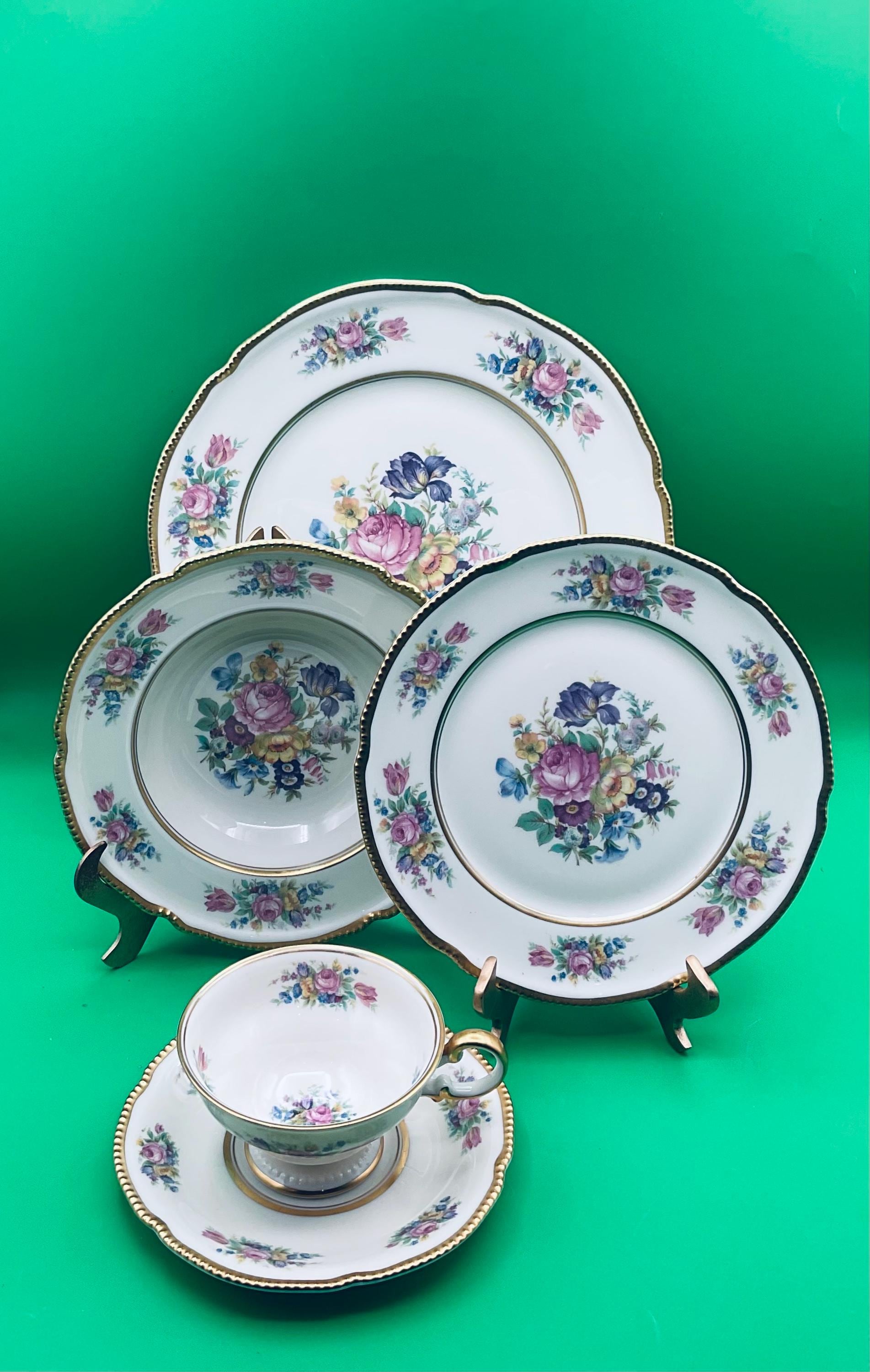 CASTLETON GLORIA ビンテージ バラ柄 陶磁器 食器セット 20点 Castleton Gloria - Etsy