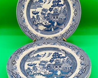 Vintage Churchill England 'blue Willow' 10