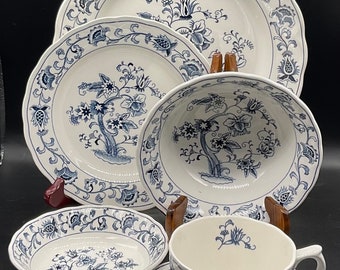 Vintage Nikko Ming Tree Double Phoenix Japan 6 Piece Place