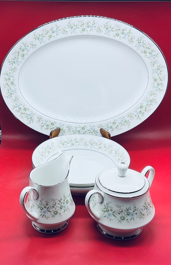 Vintage Noritake,,savannah,,2031 Japan Fine Porcelain 5 Pieces,1