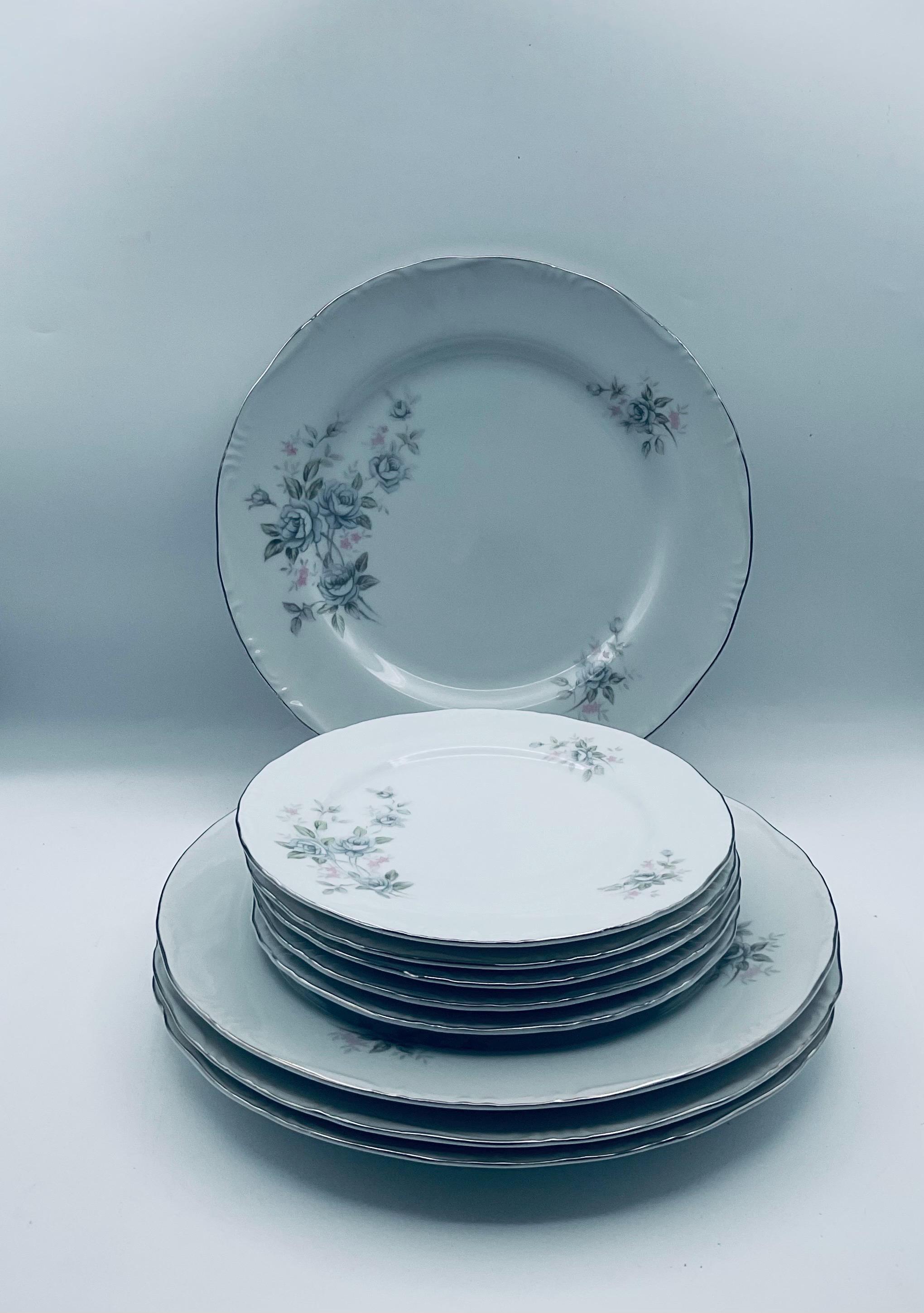 Vintage Empress China El Patio 1847 Made in Japan 4 Dinner Plates