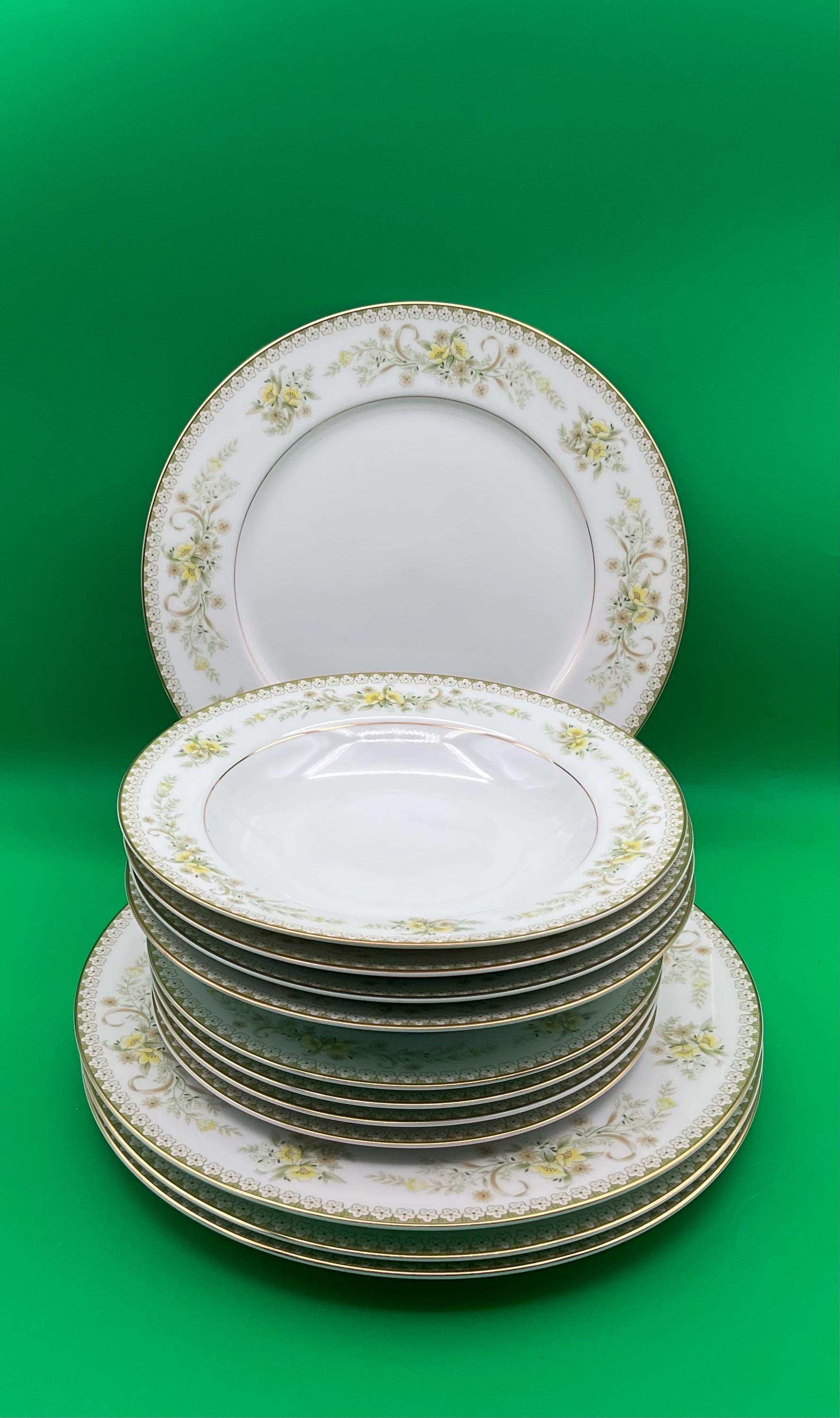 Vintage Mikasa Fine China L 2014 Greenbriar Made in Japan 3 Piece