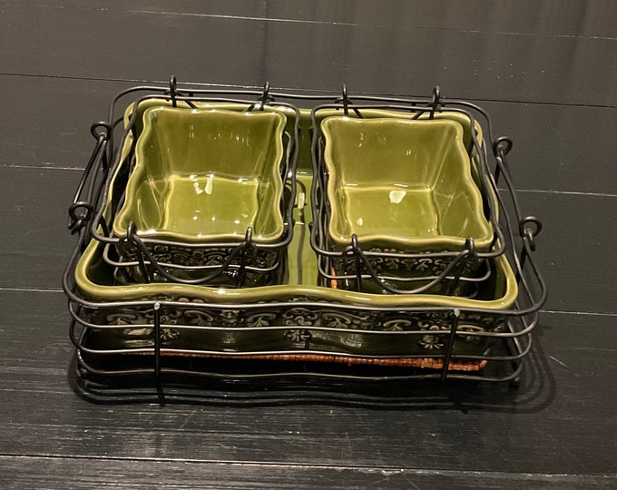 Temp-rations Presentable Ovenware by Tara ,,fruit Basket ,,set of 3 ...