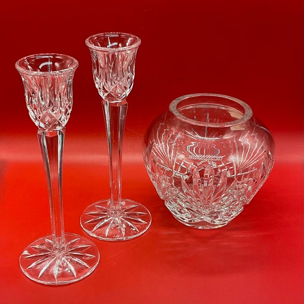 Fifth Avenue Crystal Vase Etsy