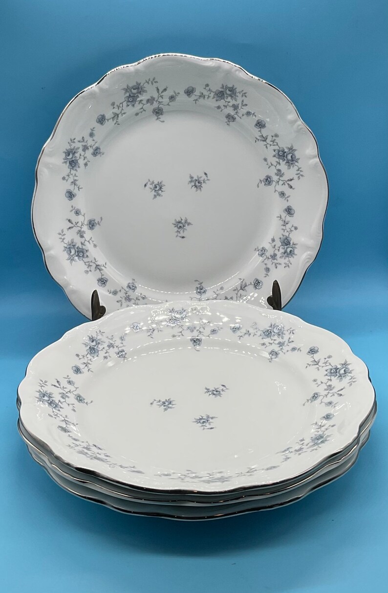 Vintage Johann Haviland Bavaria Germany blue Garland 4 Etsy