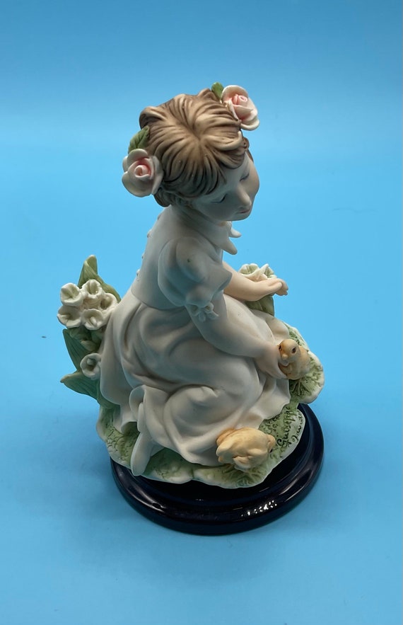 Giuseppe Almani Florence 蓮の花 赤ちゃん オブジェ Giuseppe Armani Figurine Florence 1650F ,, Springtime of Life