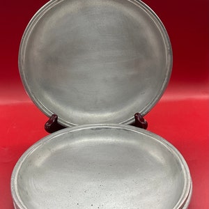 Vintage Wilton Columbia Pewter Set of 4 Cereal Bowls