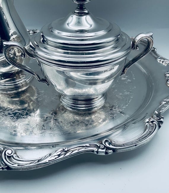Vintage Webster Wilcox International Silver Silverplated 4 Piece