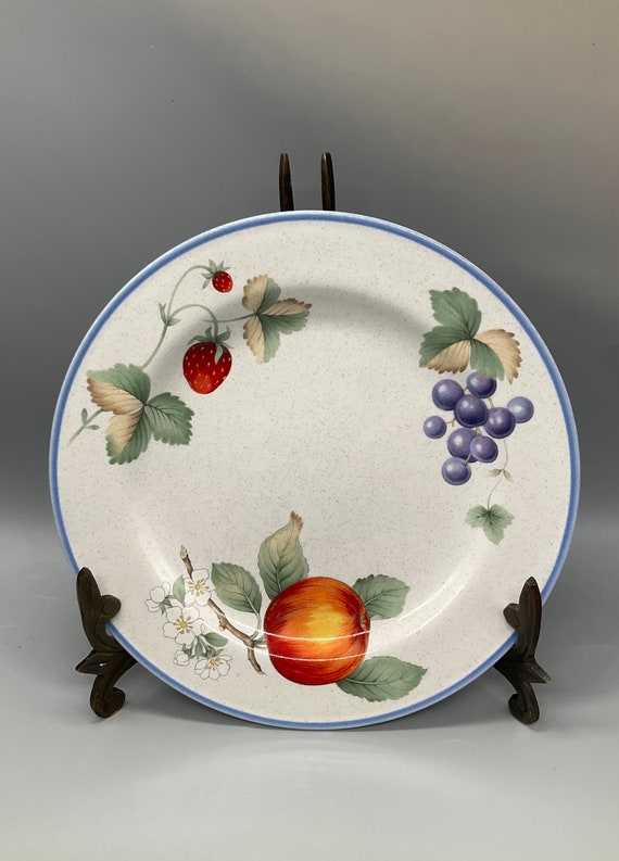Savoir Vivre Luscious JJ017 Fruit Design Stoneware 5 Salad Plates