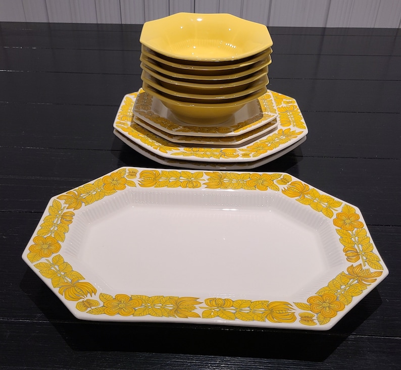 Independence Ironstone Dinner Set of 11 Pieces by Interpace Etsy