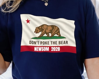 Gavin Newsom 2028 Resist Trump Tee: Democrat Political Activism Shirt