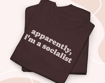 Democrat Rally Shirt AntiTrump Protest Progressive Shirt Democratic Socialist Political Tee Mamdani Democrats Shirt Apparently Im Socialist