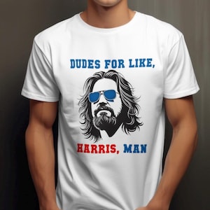 White Dudes for Harris White Men for Kamala Harris for President Tshirt Vote for Kamala tshirt Men Zoom for Kamala Harris Election 2024