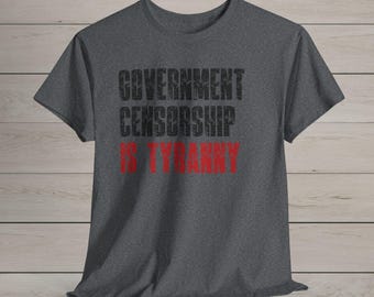 First Amendment Rights Tee: Free Speech Protest, Anti Censorship Shirt