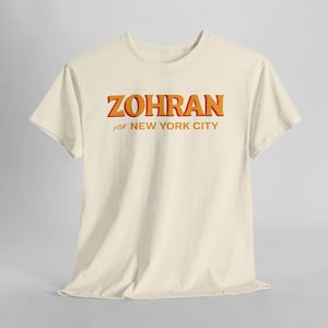 Zohran Mamdani for Mayor Tee: Vote Zohran, Progressive Democrats Natural