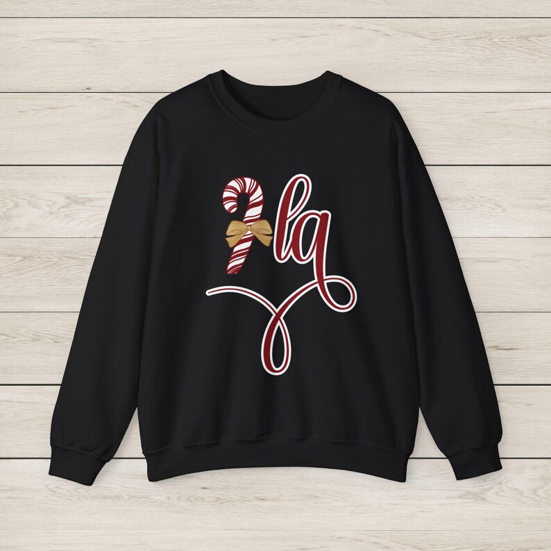 Kamala Harris Christmas Sweatshirt, Comma La Xmas Apparel, Candy Cane