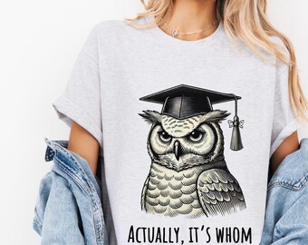 Funny Literacy Teacher Comfort Colors Shirt: Wise Owl Book Club T-Shirt