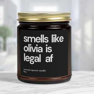 Personalized US Citizenship Gift Funny US Citizenship Gift Scented Candle Funny American Citizen Gift Funny Green Card Holder Gift Visa