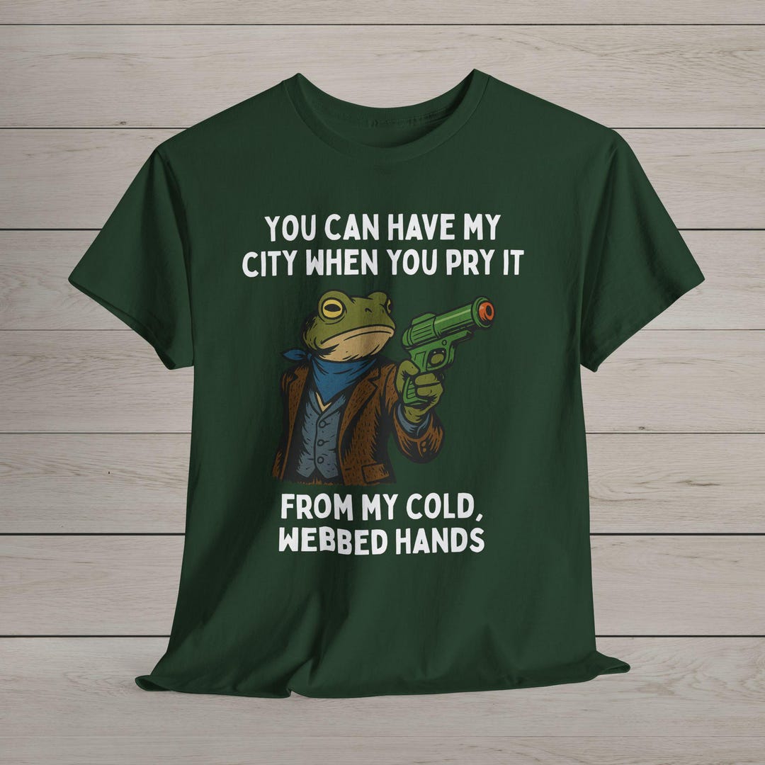 Portland Frog Protester Unisex Tee, Hands off Anti-ice Shirt, Fuck