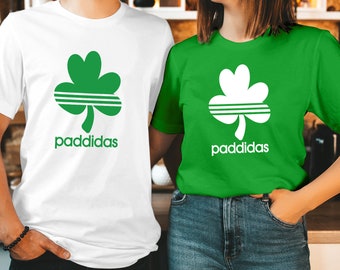 TSHIRT (219) IRISH JOKE St Patricks Day T-Shirt Funny Paddidas Saint Patrick's Day Shirt Paddys Day Irish Men Women Matching Gift T Shirt