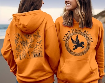 Camp Half-Blood Hoodie, Long Island Sound Halloween Costume, (Kids' Hoodies: NO Drawstring) H-2022