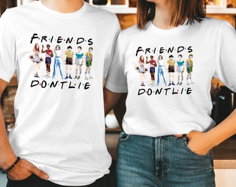 Friends Dont Lie Shirt Running Up Eleven Upside Down Things Men Women Tops T-3607