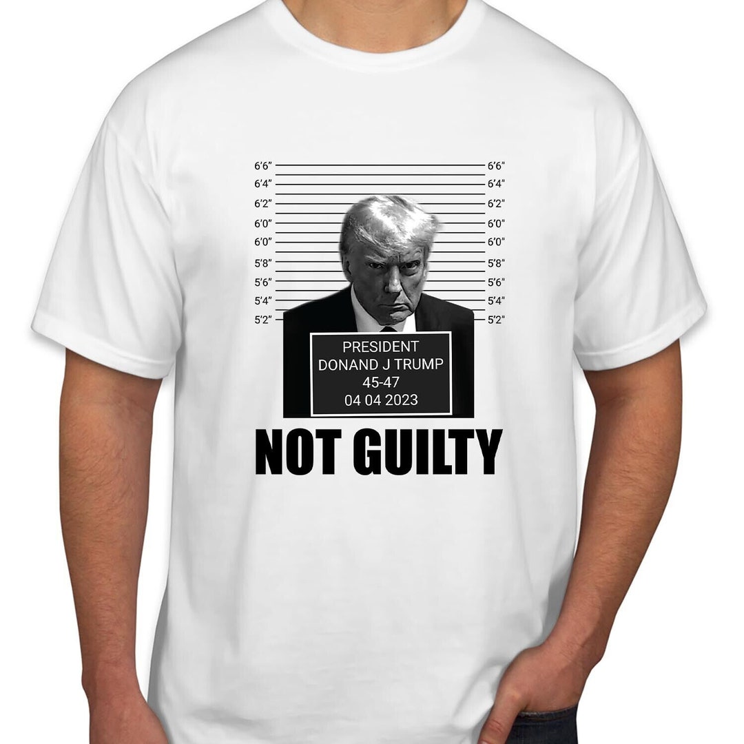 T-shirt Trump Mugshot « Wanted For President » 2024 - Unisexe Gildan - Tailles S à 4XL