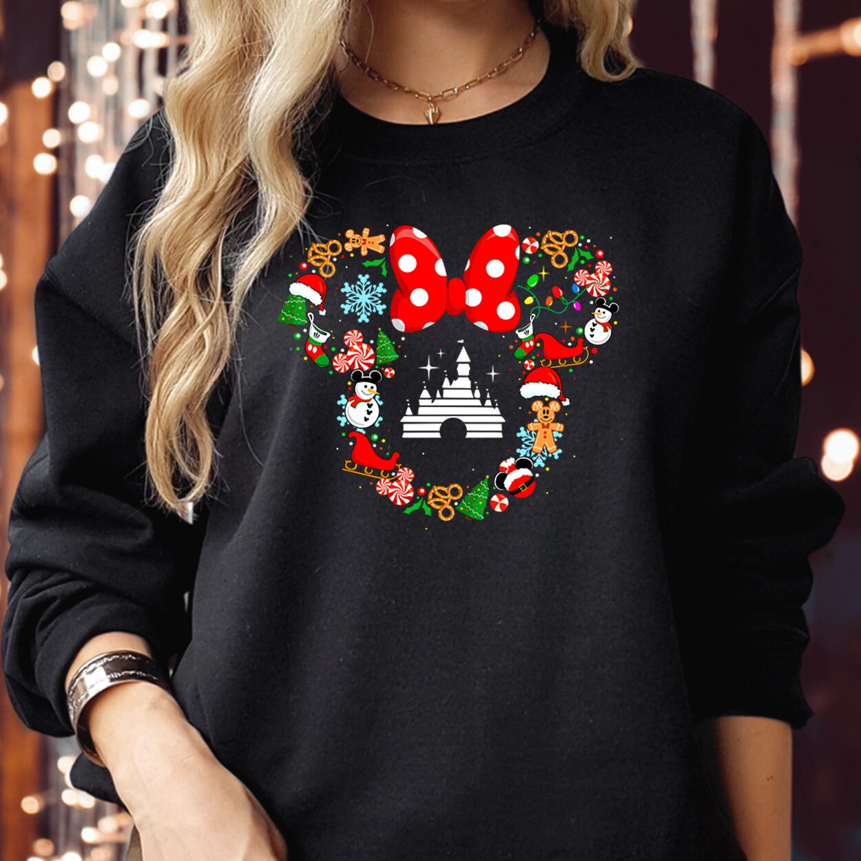 Mickey Mouse Christmas Sweater - Etsy UK