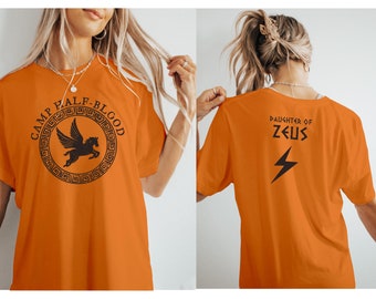 Camp Half-Blood Long Island Percy Jackson Greek Demigods Parent Cabin Zeus Hera Athena T-DAUGHTER-2024