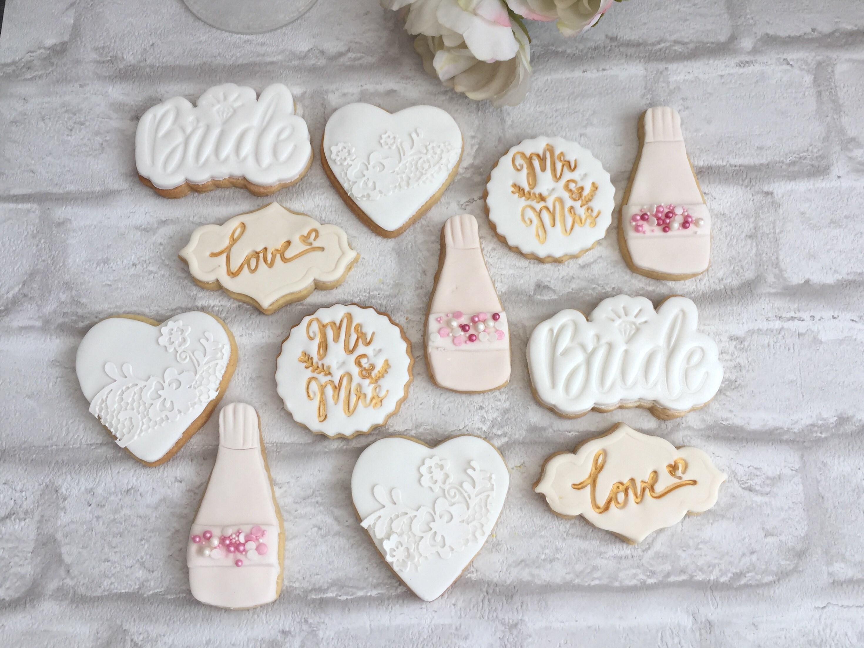 Wedding Favour Biscuits Wedding Favours Personalised Etsy