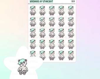 Sitting Stickers | Sit Down Sticker | Rest | Hand Drawn Sticker | Cute Planner Sticker | Kawaii Character Sticker | Functional Stickers