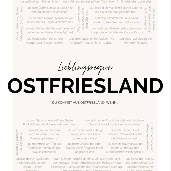 Ostfriesland Poster