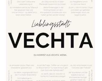 Stadt Vechta  Poster