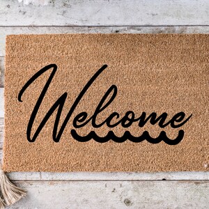 Welcome, Funny Doormat, Housewarming Gift, Welcome Mat, Funny Door Mat, Closing Gift, Wedding Gift - 196