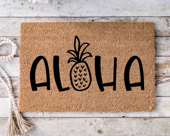 Momona Hawaiian Tropical Pineapple Aloha Doormat Personalized Doormat Rug Housewarming Gift Family Welcome Mat Custom Funny Birthday New Momona Hawaiian Tropical Pineapple Aloha Doormat Personalized Doormat Rug Housewarming Gift Family Welcome Mat Custom Funny Birthday New