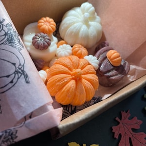 Pompoenwas smelt | Pompoen Mini's Waxmelts| Herfstwas smelt | Herfst woondecoratie| Herfst Wax Melt Scoopies| Mini-waxmelts| Waxmeltschepjes