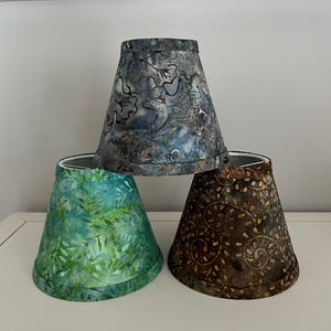 BATIK Chandelier Sconce Mini Lamp Shades