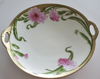 Bavarian Hand Painted China Plate signed by Artist and numbered
