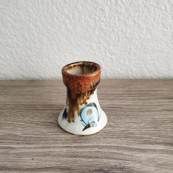 Vintage Ken Edwards Pottery Mini Bud Vase Signed