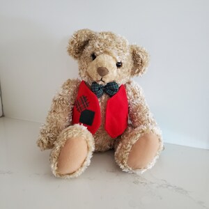 Antique Toy, Mohair Teddy Bear, Straw Stuffed, Button Eyes - Ruby Lane