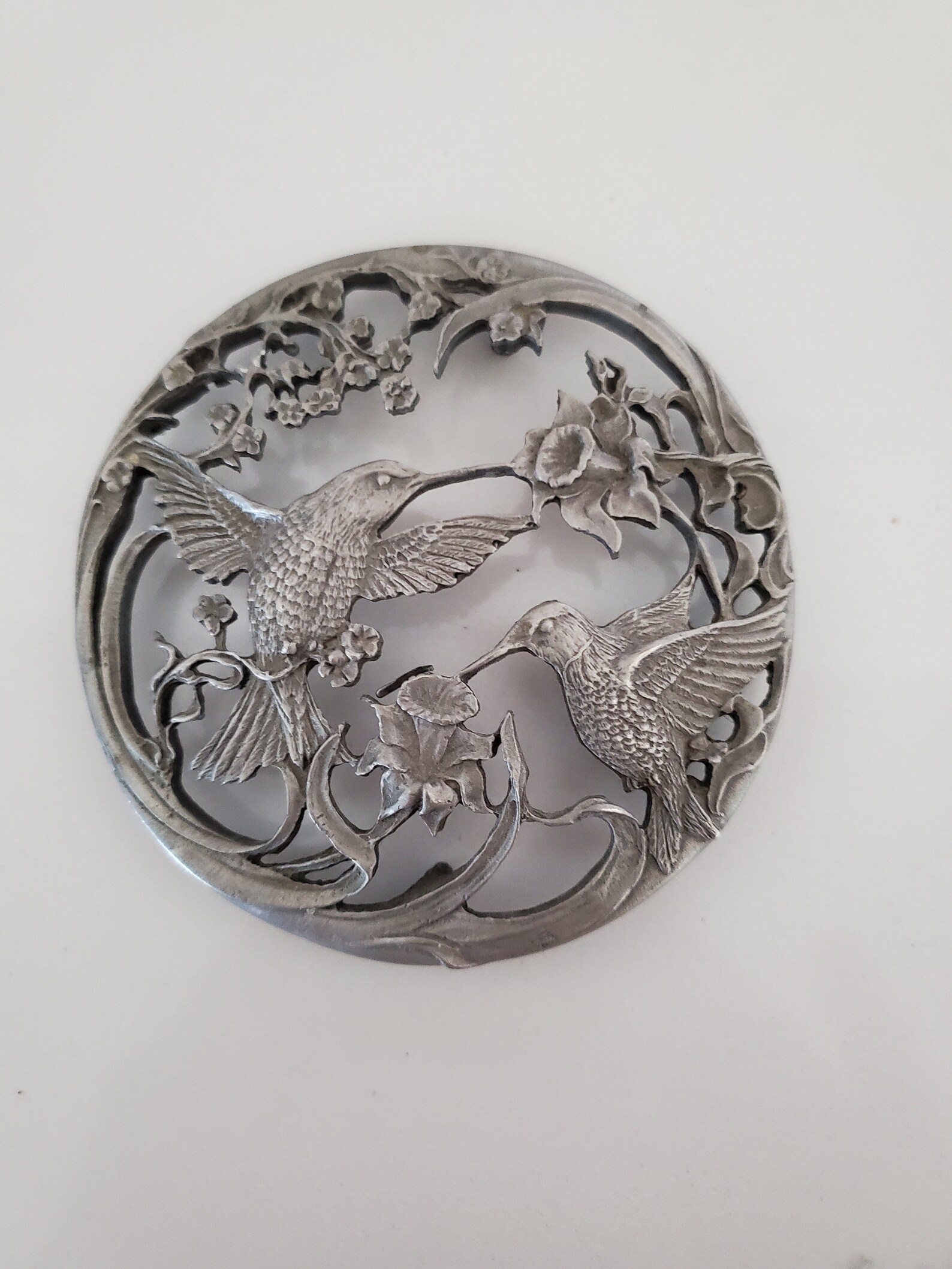 Anchor Hocking Rawcliffe Pewter Potpourri/trinket Dish From Etsy